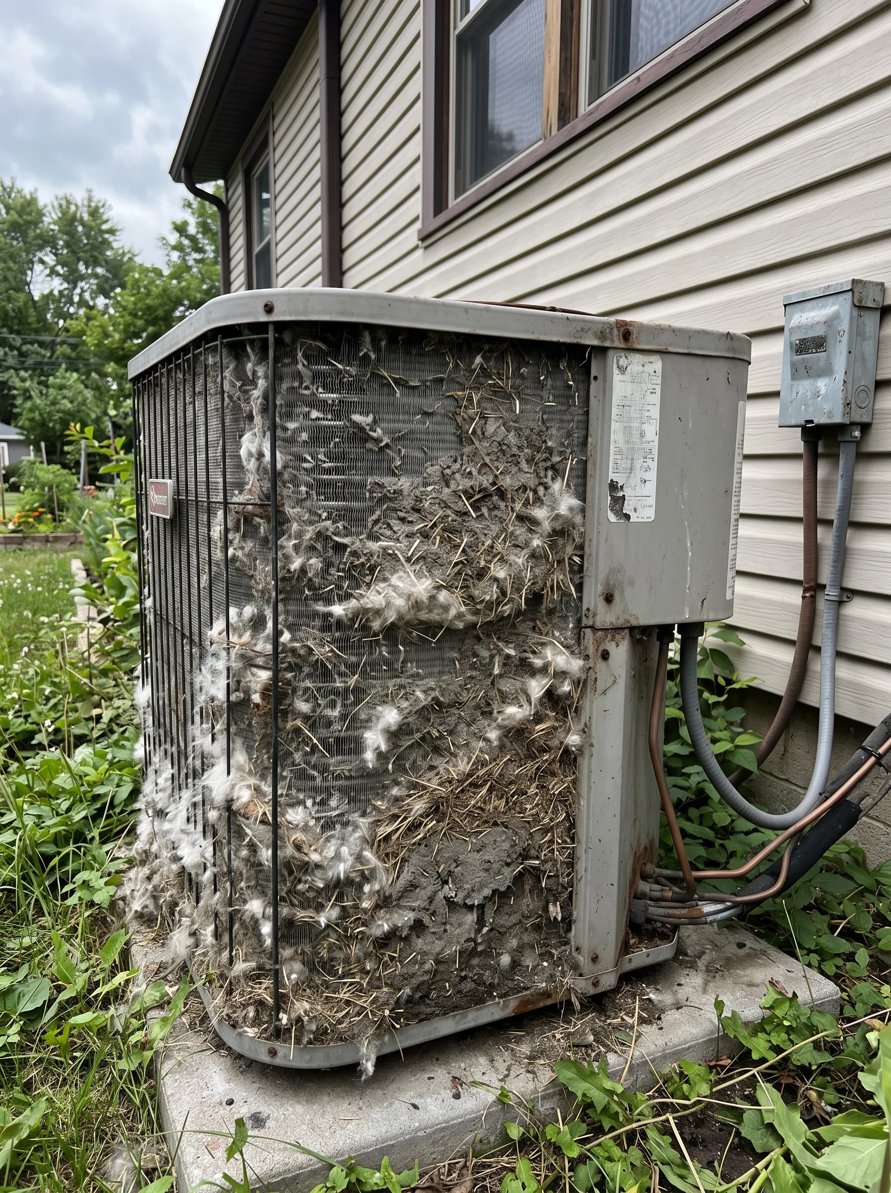 Air duct cleaning result #20 — before cleaning