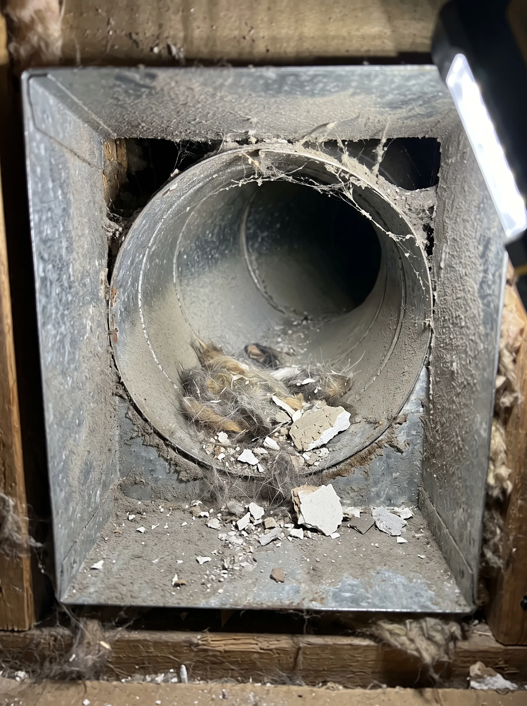 Air duct cleaning result #16 — before cleaning