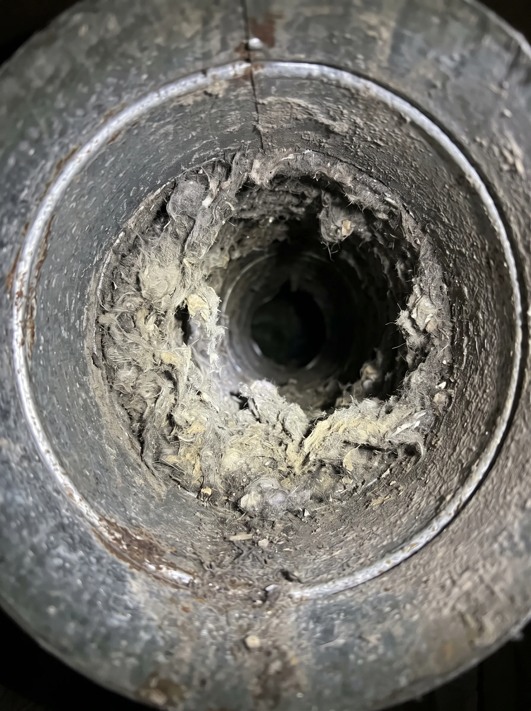 Air duct cleaning result #8 — before cleaning