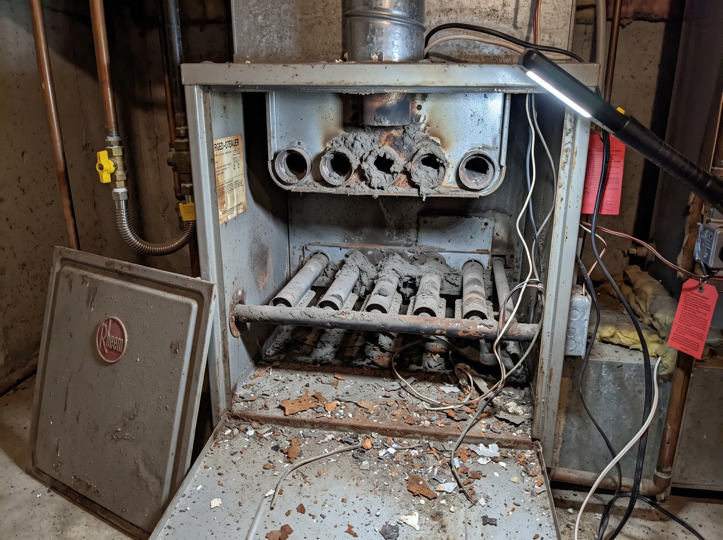 Air duct cleaning result #18 — before cleaning