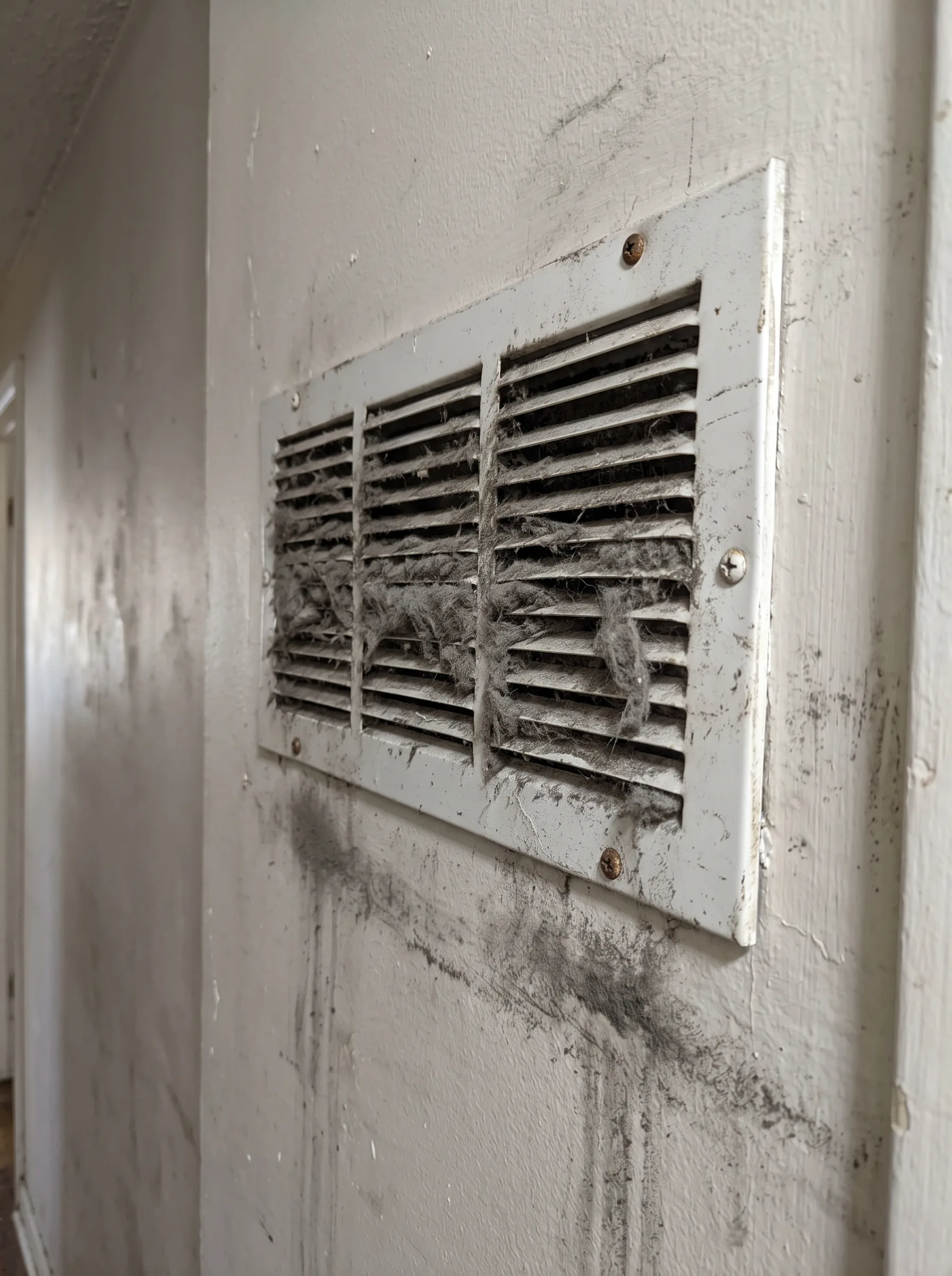 Air duct cleaning result #4 — before cleaning