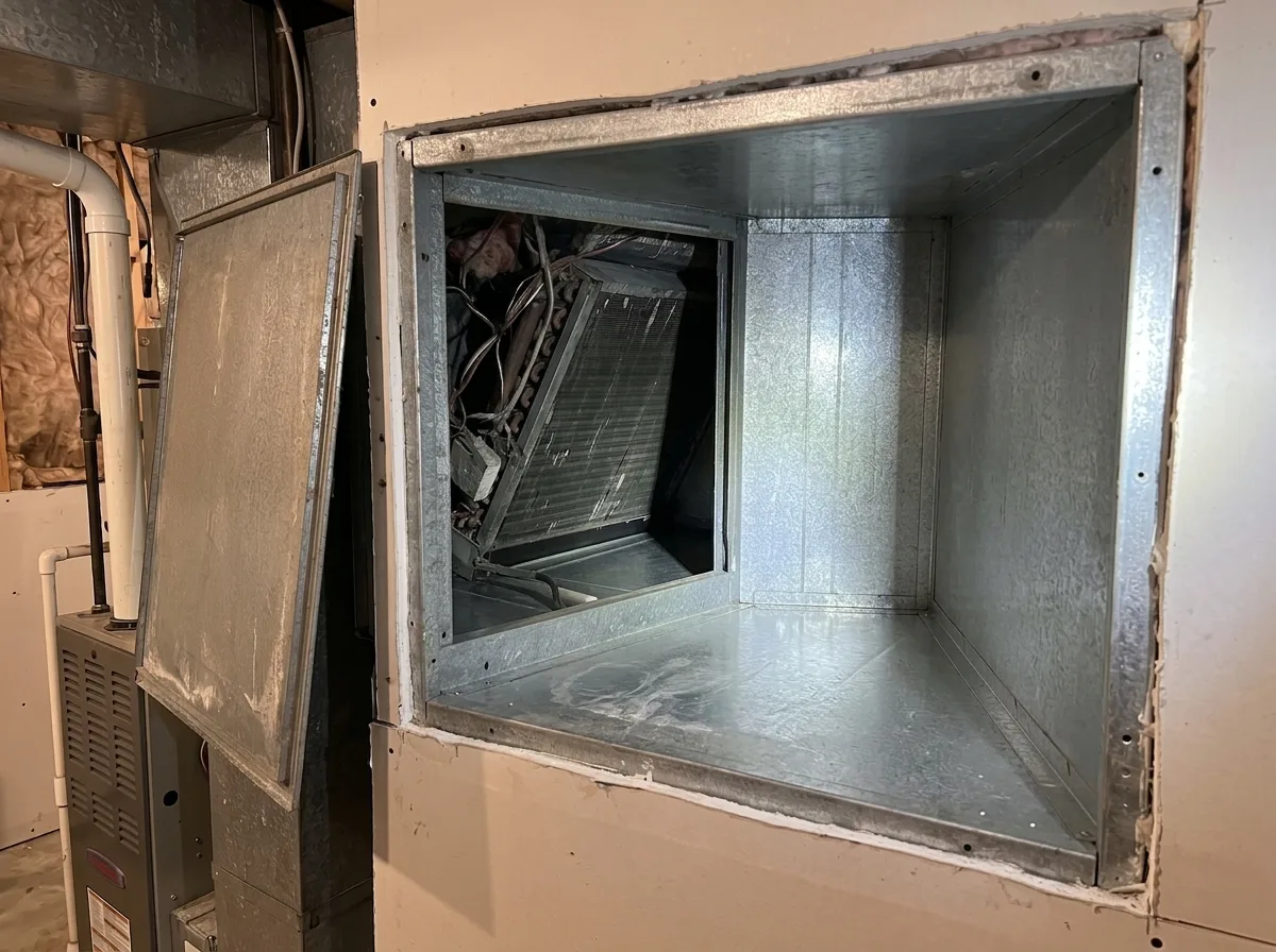 Air duct cleaning result #12 — after cleaning