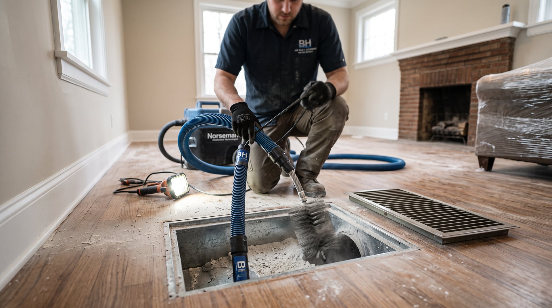 post construction — BH Air Duct Cleaning Metro Detroit, Metro Detroit, MI